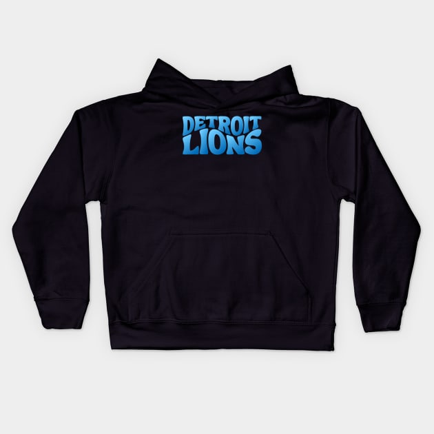 fans detroit Kids Hoodie by dawnttee